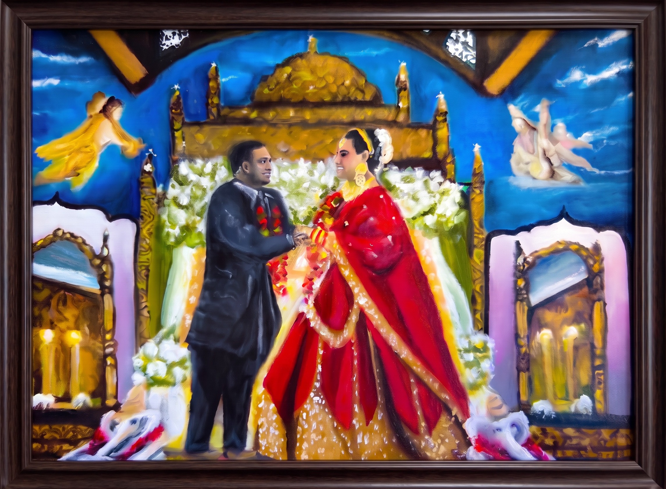 Live Wedding Painting